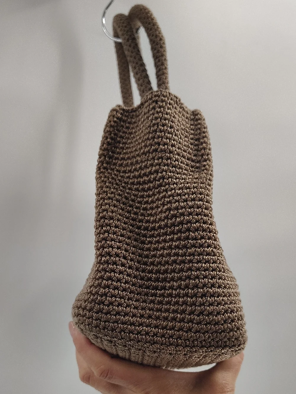 The Sak Woven Bag Neutral Brown Dark Beige Arm Bag - Picture 5 of 8